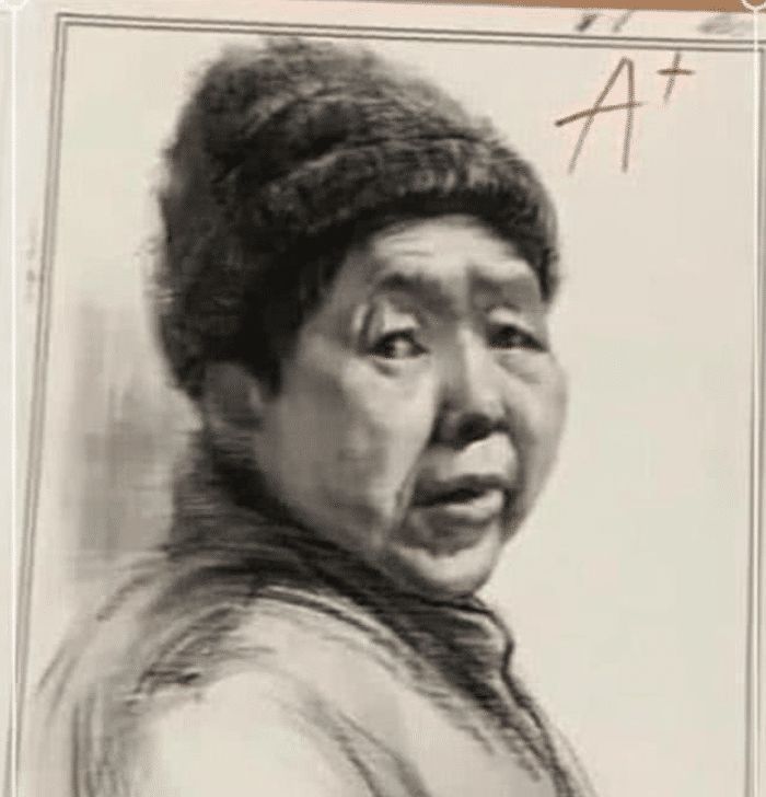  关掉|美术生高分作业VS低分作业,学渣画出关掉美颜的效果,没眼看了