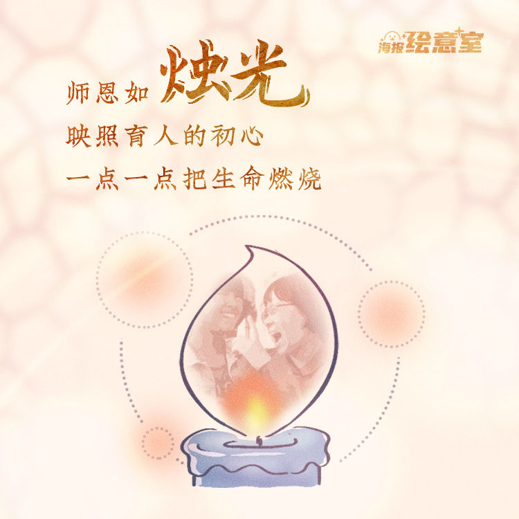 绘意室|海报绘意室丨致敬教师节：师恩如光