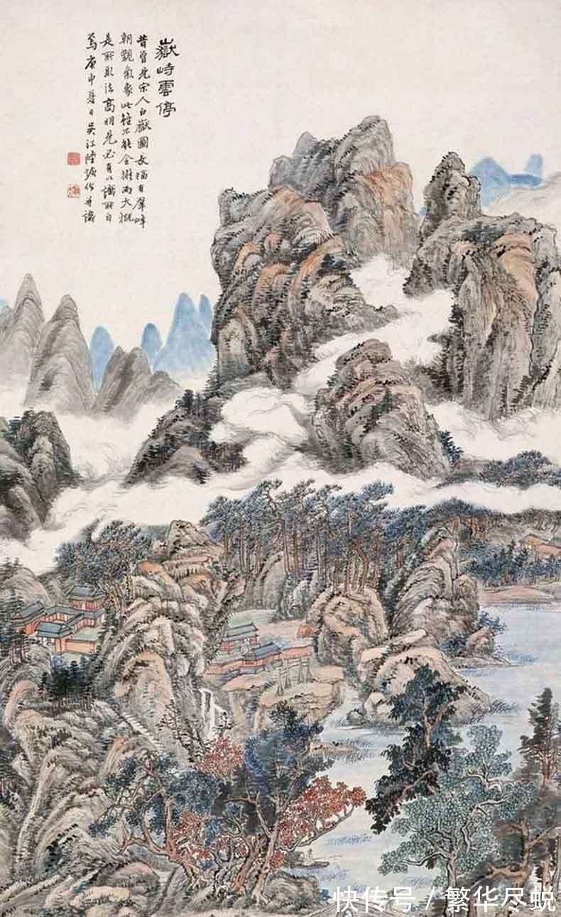 造诣#清代全能画家陆恢,作品之美,刷新你对绘画的认知!