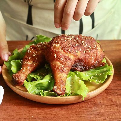 孜然粉|油炸香辣大鸡腿