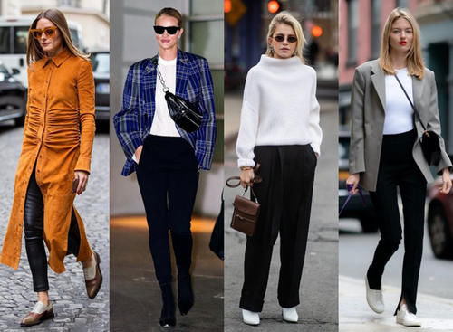 裤子不用多，却少不了百搭显瘦不出彩，可以打造时髦效果的黑裤子