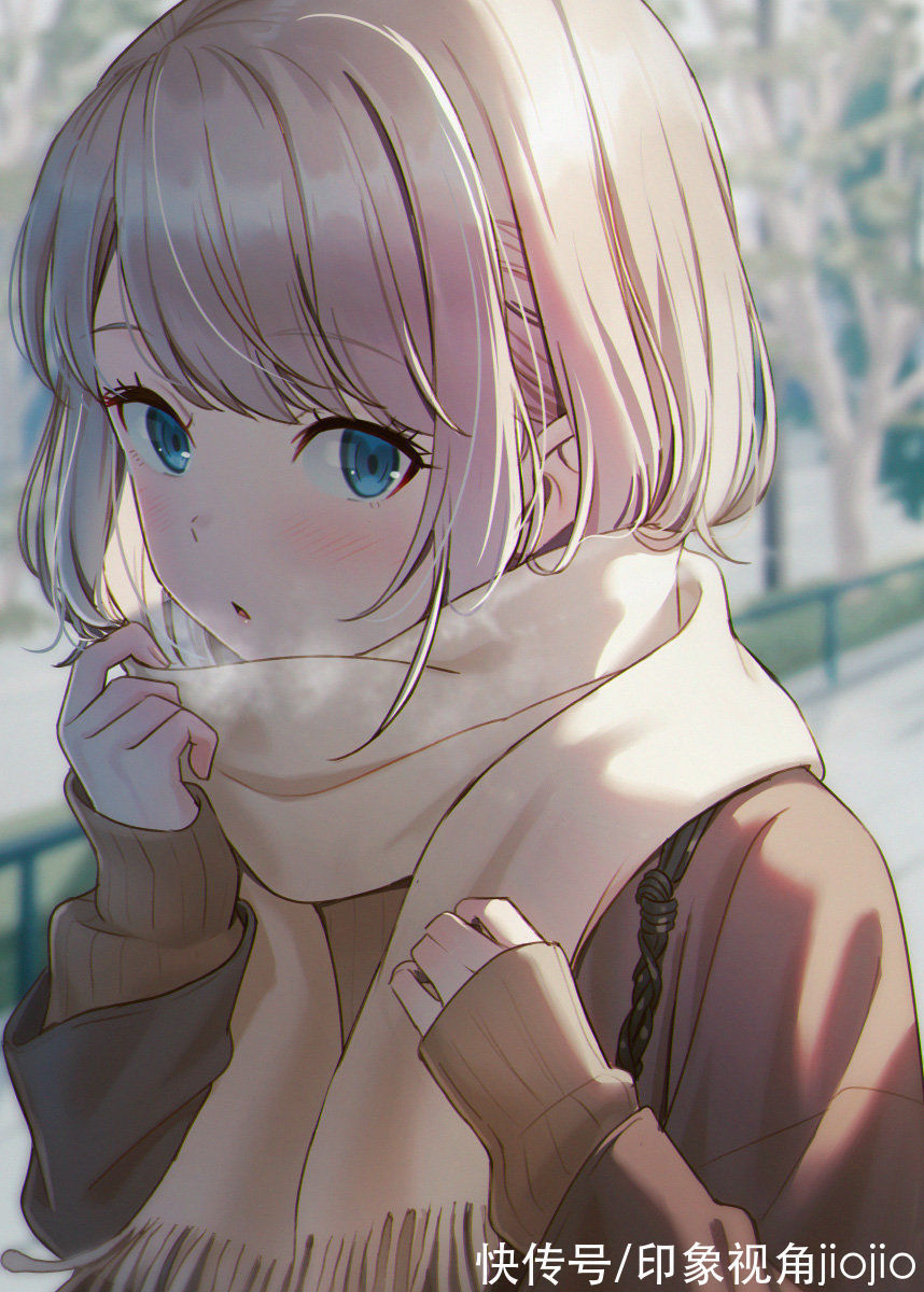 人物$超萌高颜值少女插画,寥寥几笔的线条将人物刻画得生动形象