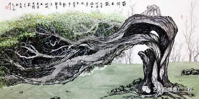 艺术!冯健安---当代杰出书画名家作品展