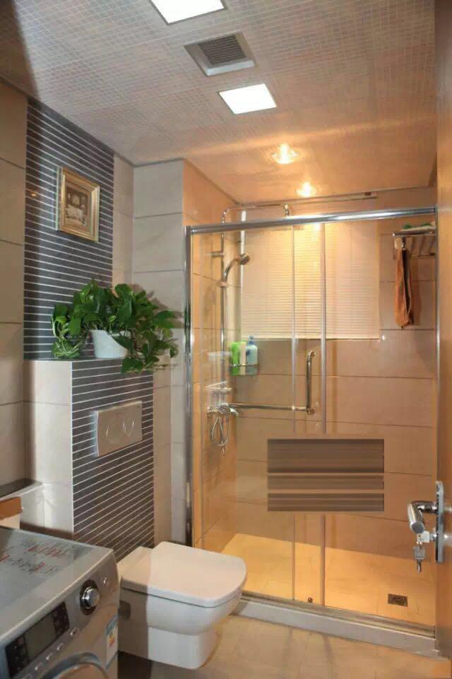 干湿|头一回见卫生间这么装,漂亮又省钱!买了房我也这么设计