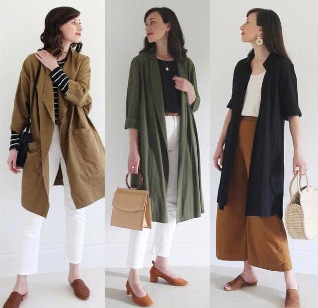 西装外套 今年风衣不吃香,现在流行“薄外套”,不论胖瘦都能穿!