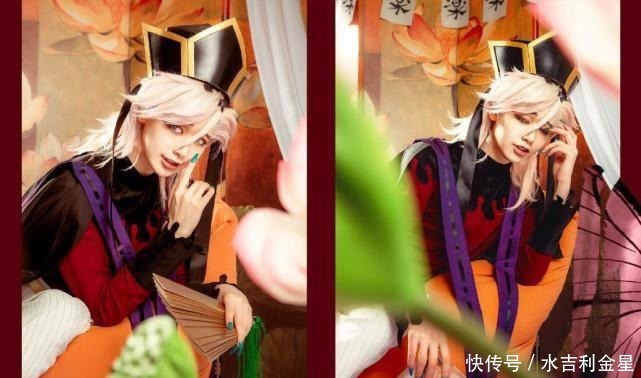 上弦之贰|鬼灭之刃还原度最高的童磨Cosplay，这才是真正迷人的大反派