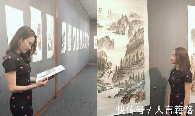 绘画作品#黎姿82岁父亲国画水平高:模仿黄宾虹非常像,绘画造诣很出彩