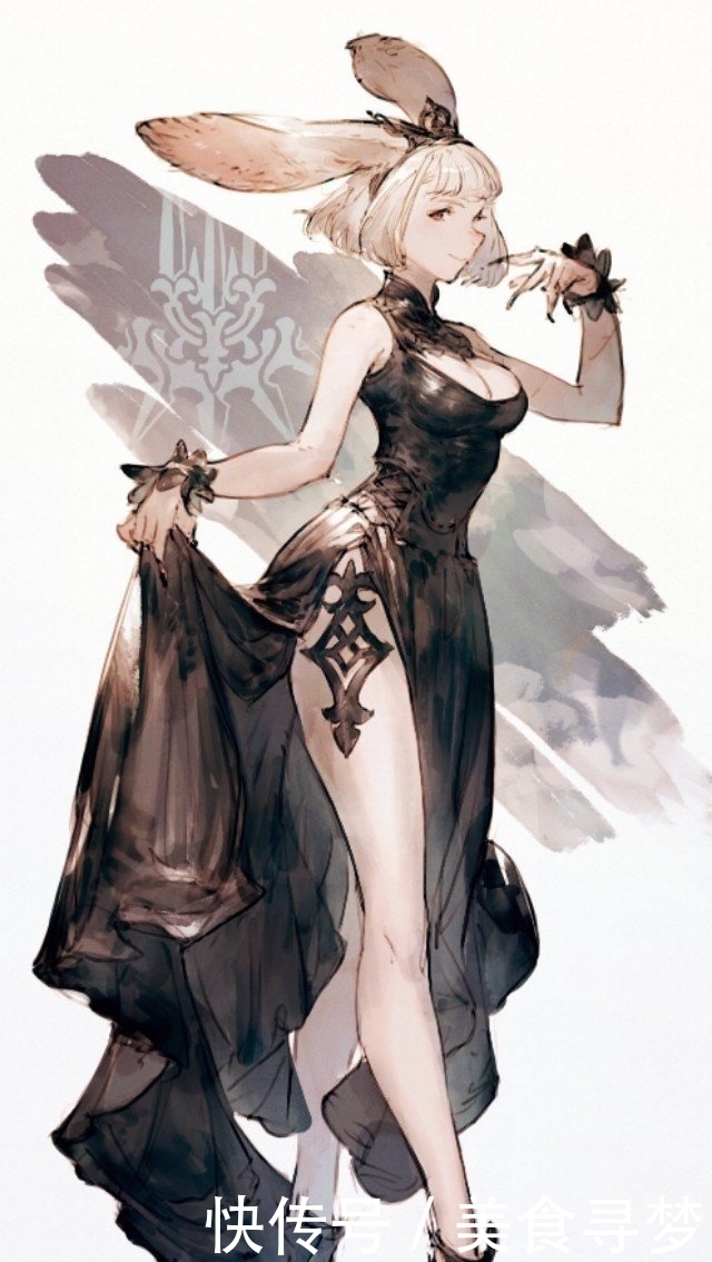 可爱|可爱又狡黠的兽娘,圆脸和兽耳的结合,太萌了