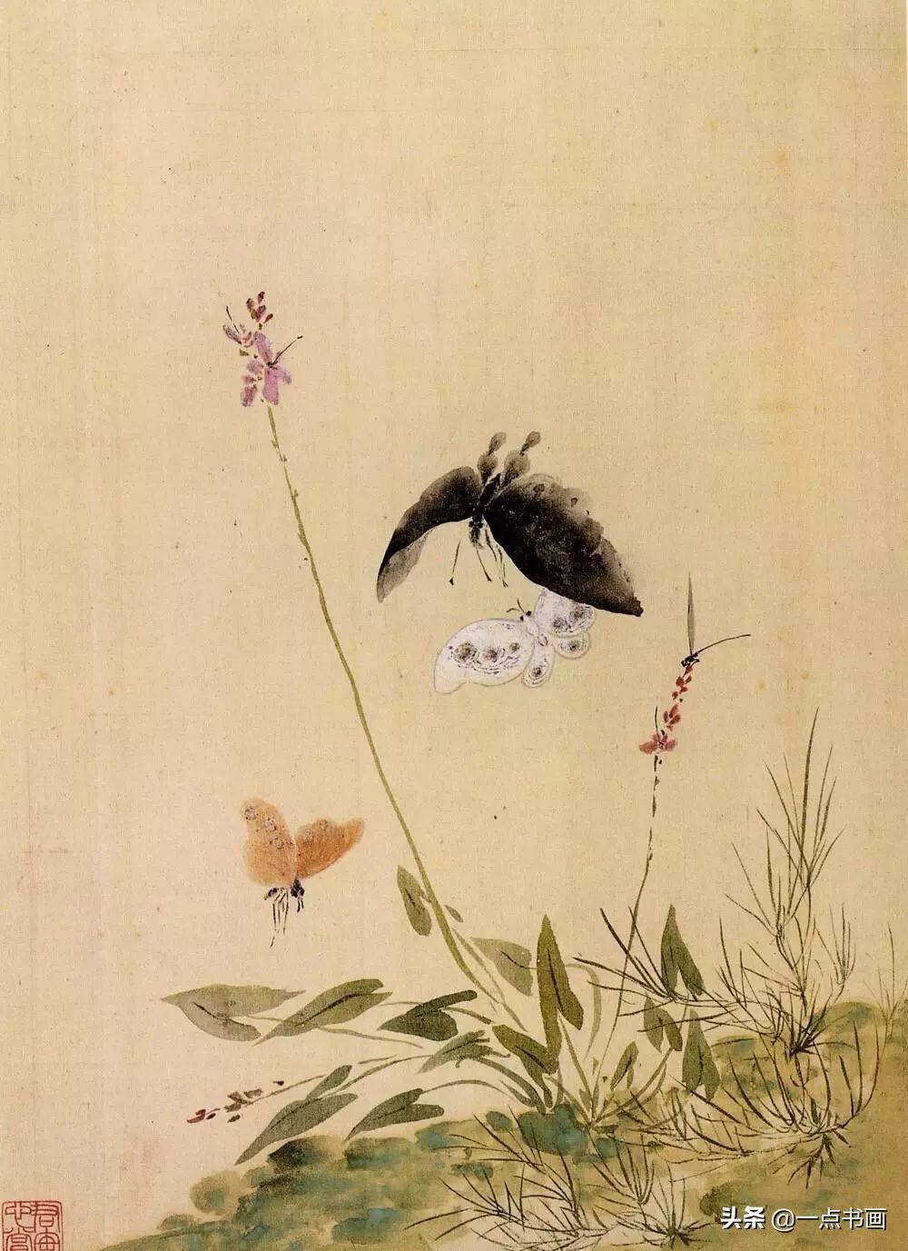 草虫&华岩的花鸟画,独辟蹊径,令人耳目一新