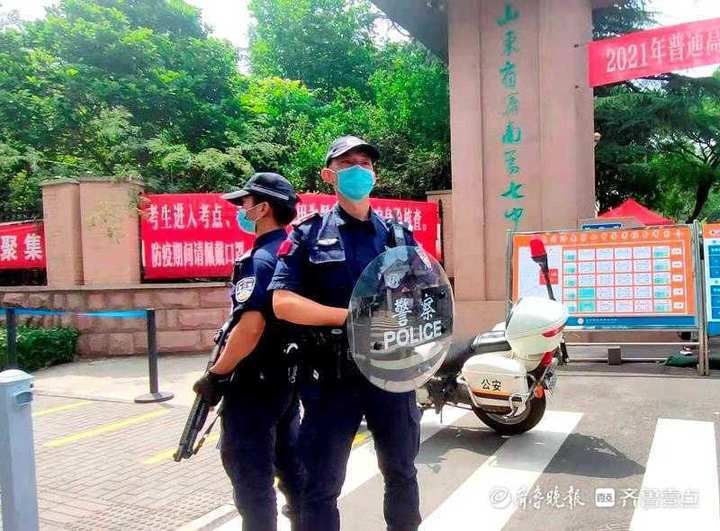 考场|出动警力1.7万余人次，济南公安交出了一份高考安保满分答卷