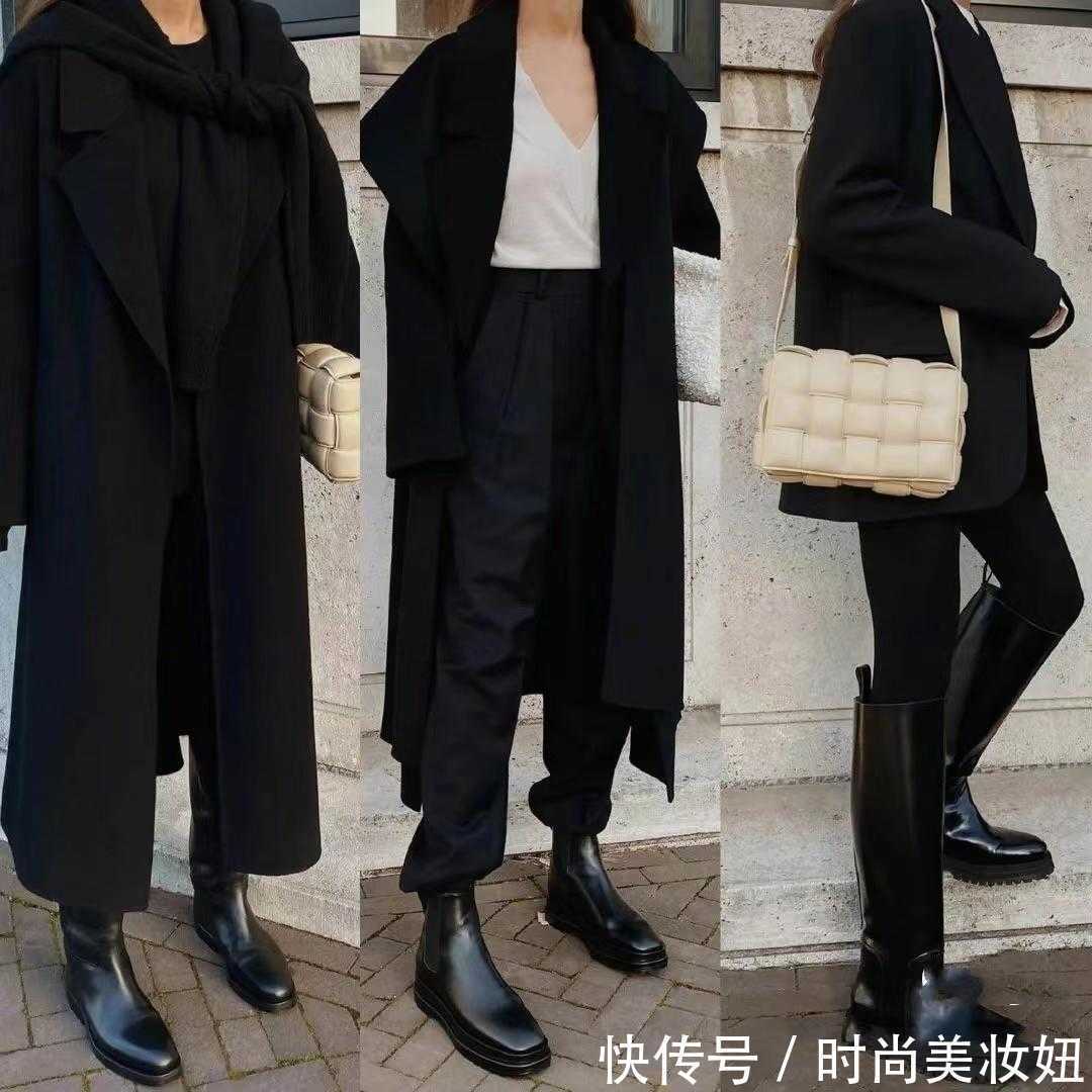 浅色系 见过世面的女人,冬季穿衣都不会太复杂,黑白灰穿出高级范