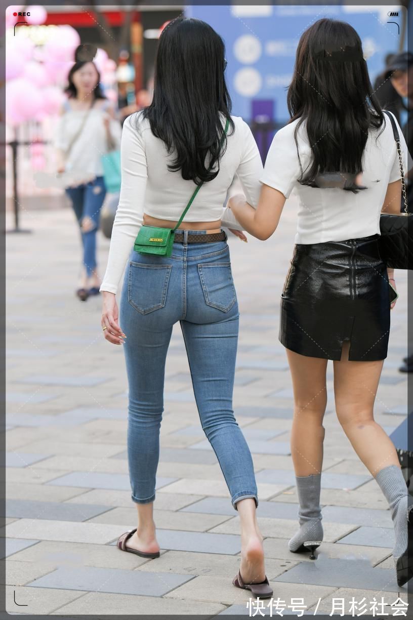 针织衫|紧身针织衣搭配高腰牛仔裤,霸气十足,气质超群