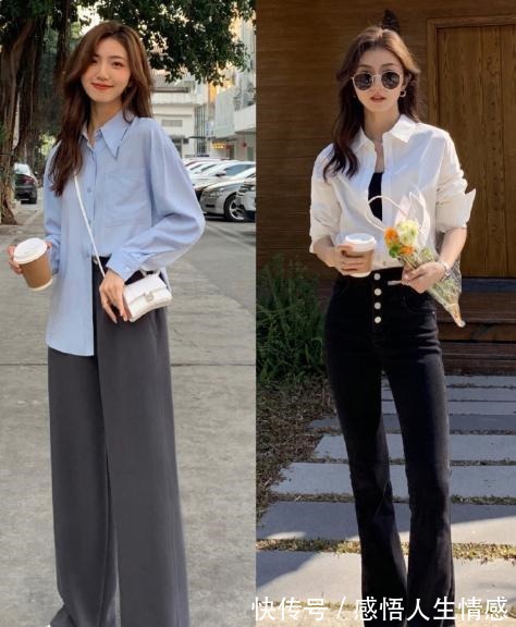 西服 早春穿衬衫的女人太有气质了,记住这些穿搭法则,优雅又高级!