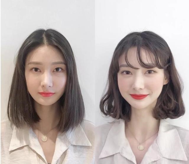 直发 剪对发型,堪比整容,普通人也能变气质女神,美到自己都笑了