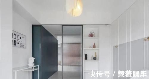 次卧书房|120㎡极简风三居室,柔和的莫兰迪配色,干净又舒服