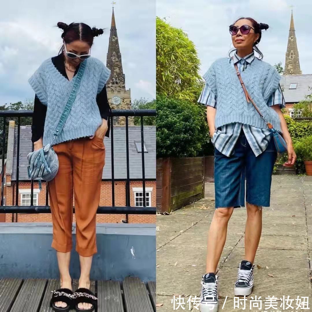 哪吒|上了年纪的女人,可以不漂亮但要会穿,看58岁奶奶穿搭气质洋气