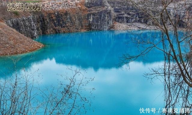 中年|探访江苏宜兴网红湖，碧蓝湖水赛过九寨沟，竟然是石浆废水池？