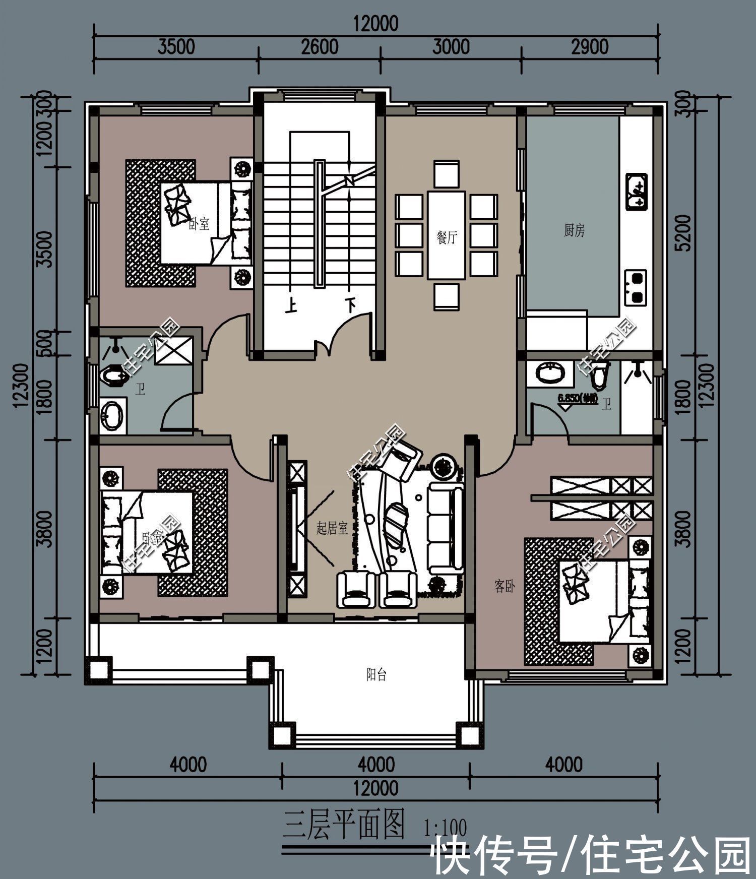 建筑面积|谁说农村建房不能盖4层?10套4层别墅推荐,第3套漂亮到没话说