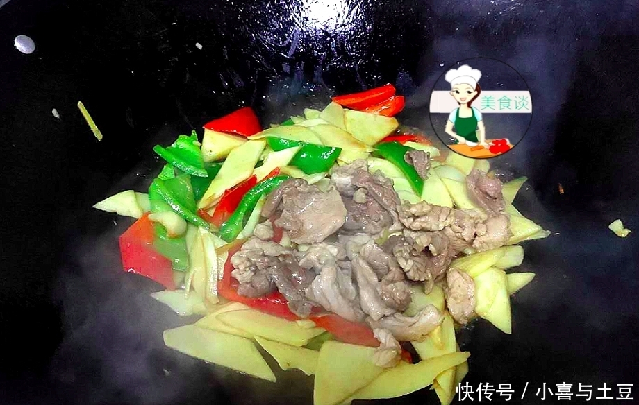 停不下|茭白炒肉此做法,简单一炒就很香,低脂营养高,好吃停不下筷子