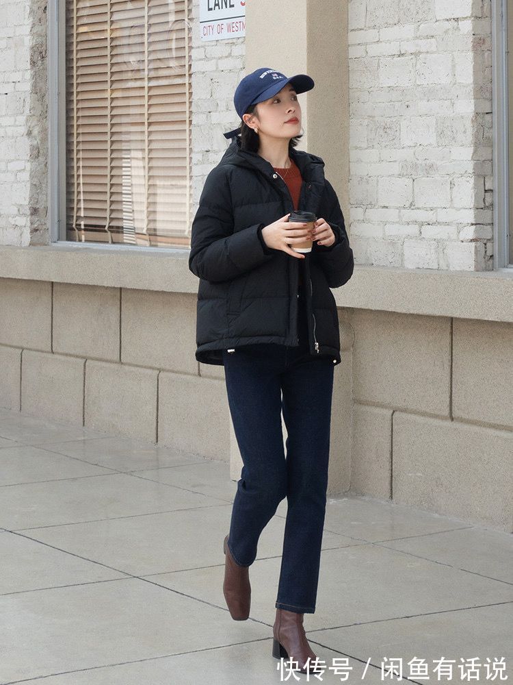 半身裙|中年女人穿羽绒服,该配“裤子”还是“裙子”?看博主示范就知道