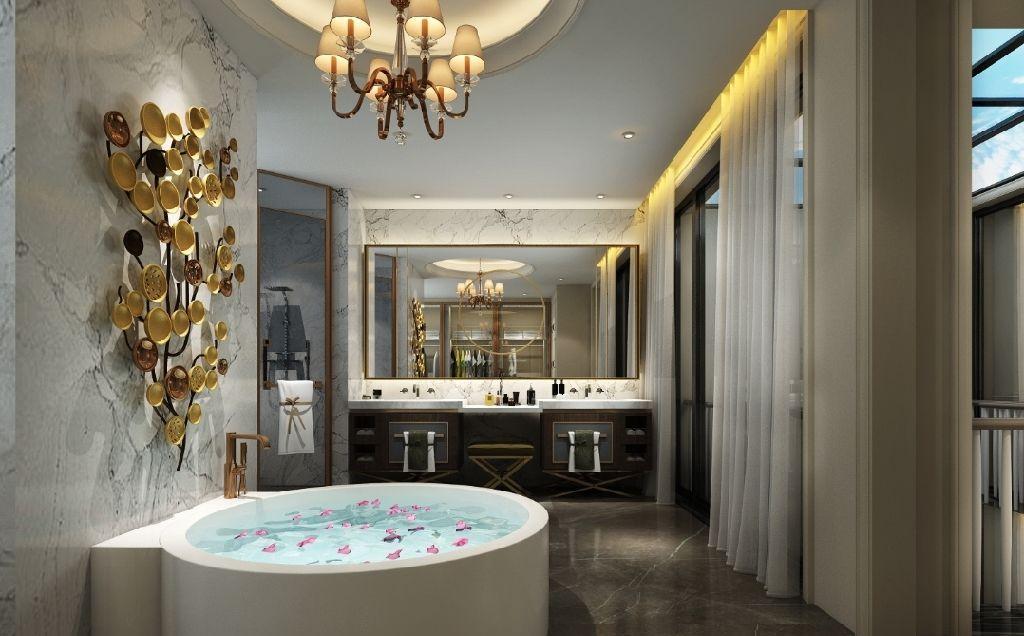 明亮|美式别墅纯享生活,350平方米大户型,每一层都有别样魅力