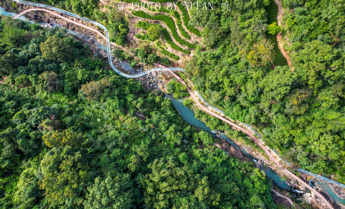 单枞茶|潮州也有大峡谷，位于粤东最高的大山中，青山碧水如天然氧吧