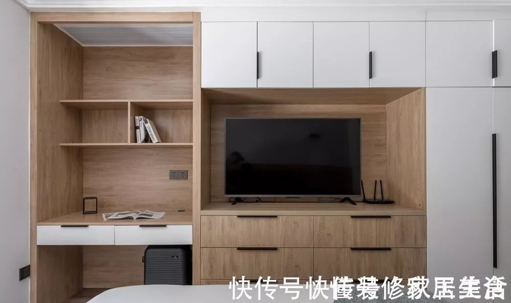 效果图|110㎡现代风格装修效果图,简约舒适的小资格调!