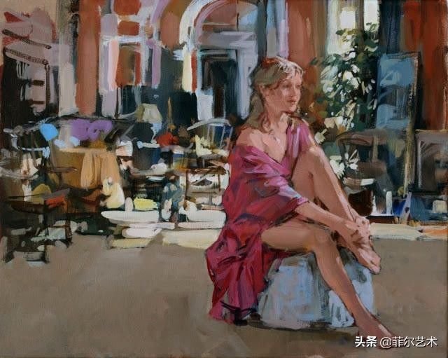 性感@英国艺术家用豪放泼辣的笔触,描绘出性感迷人的西洋女郎