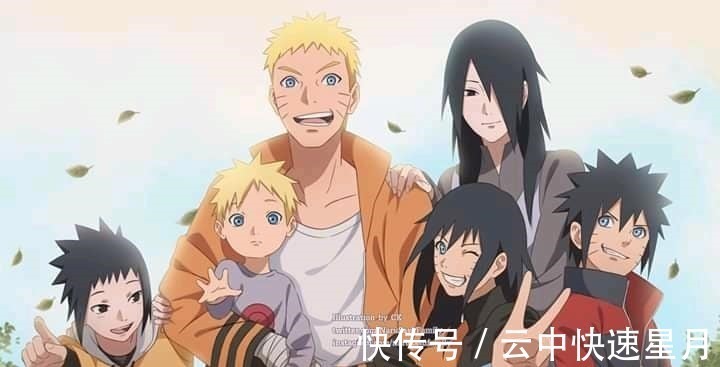 佐助|鸣人官配是女版佐助网友制作火影番外,女版佐助为鸣人生4个娃