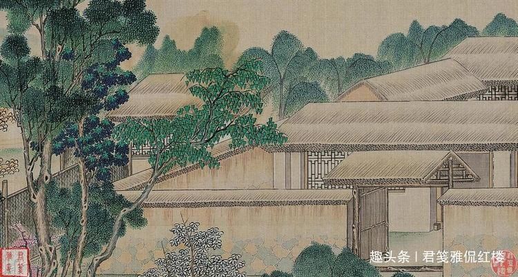 杏花|李纨住的稻香村外,为何开满红杏花贾政要“进去歇歇”就是答案