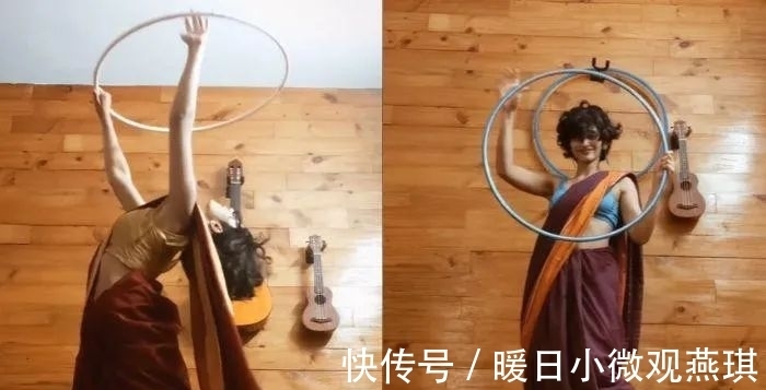 医生|印度女医生穿纱丽健身,肌肉附体,网友却说:穿好衣服再来健身