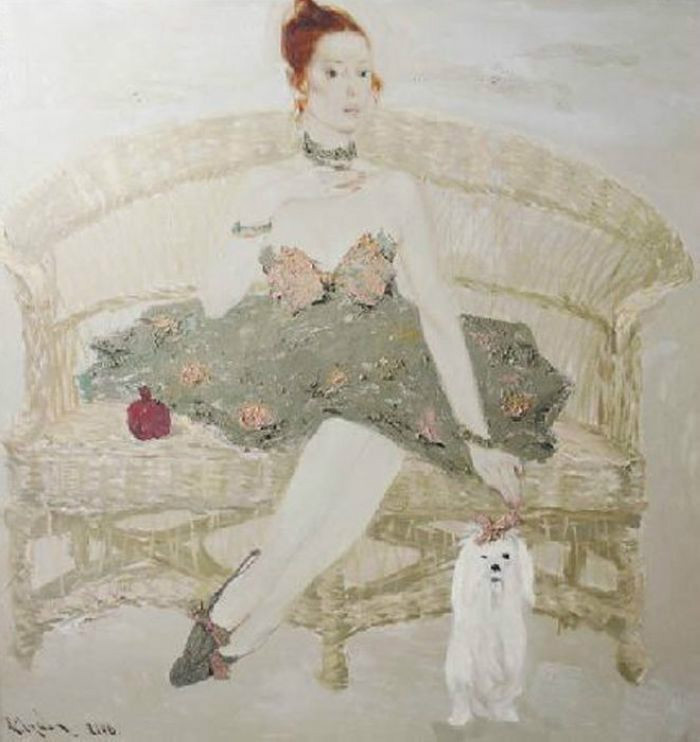 画家@乌克兰画家米哈伊尔的油画,洋溢着丰富的情感!