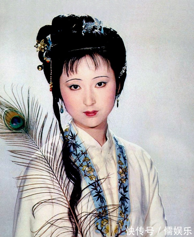 黛玉@陈晓旭,13张红楼梦剧照,真正的古典美人,天上掉下来的林妹妹