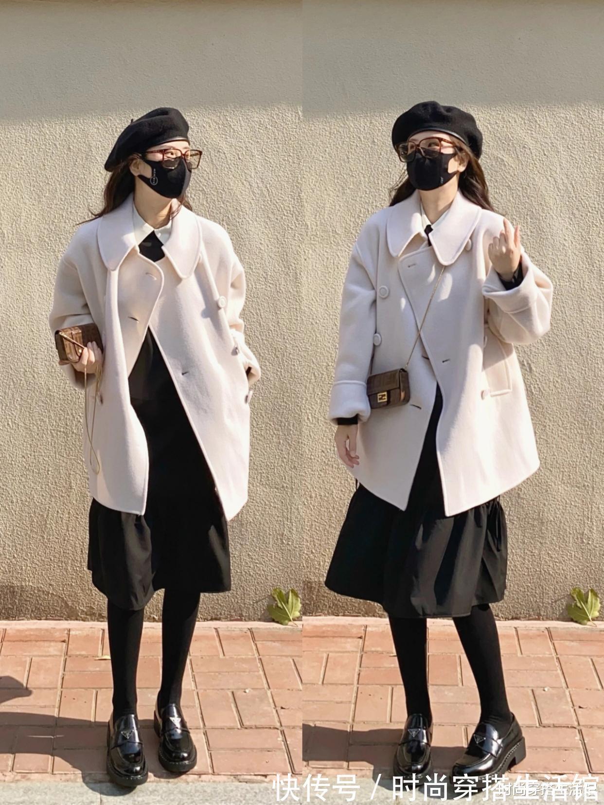 中性风|穿大衣尽量别配高跟鞋,土!今年流行这样穿,优雅显瘦又高级