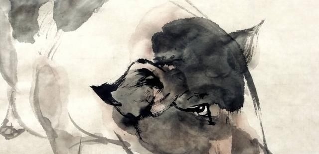 浓墨&没见过这么画猪的,太形象了,还是国画有意思