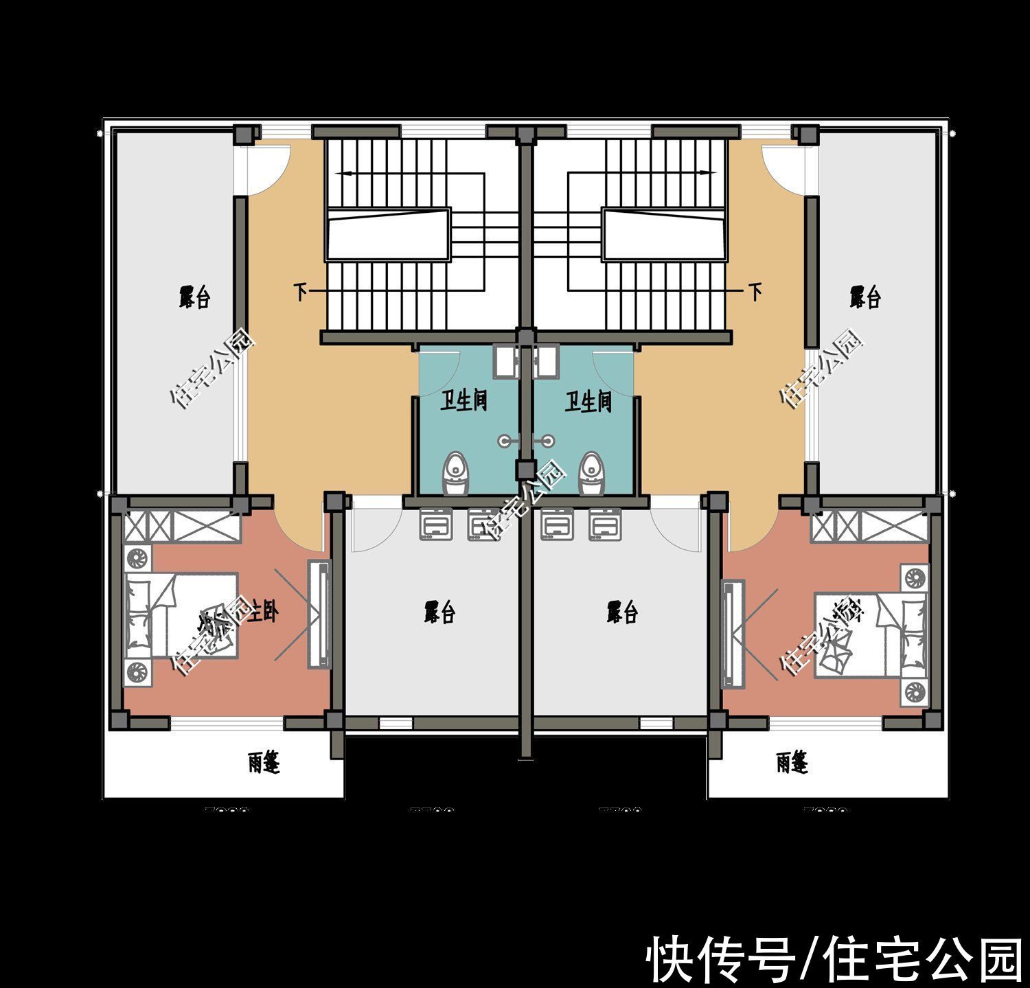 建筑|兄弟俩回乡建房，是建单户型好还是双拼房好？