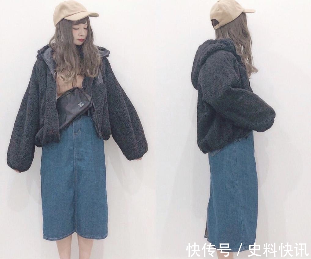 羊羔毛|谁说过年一定要穿红色?小个子女生过年这样穿,比红色更耐看