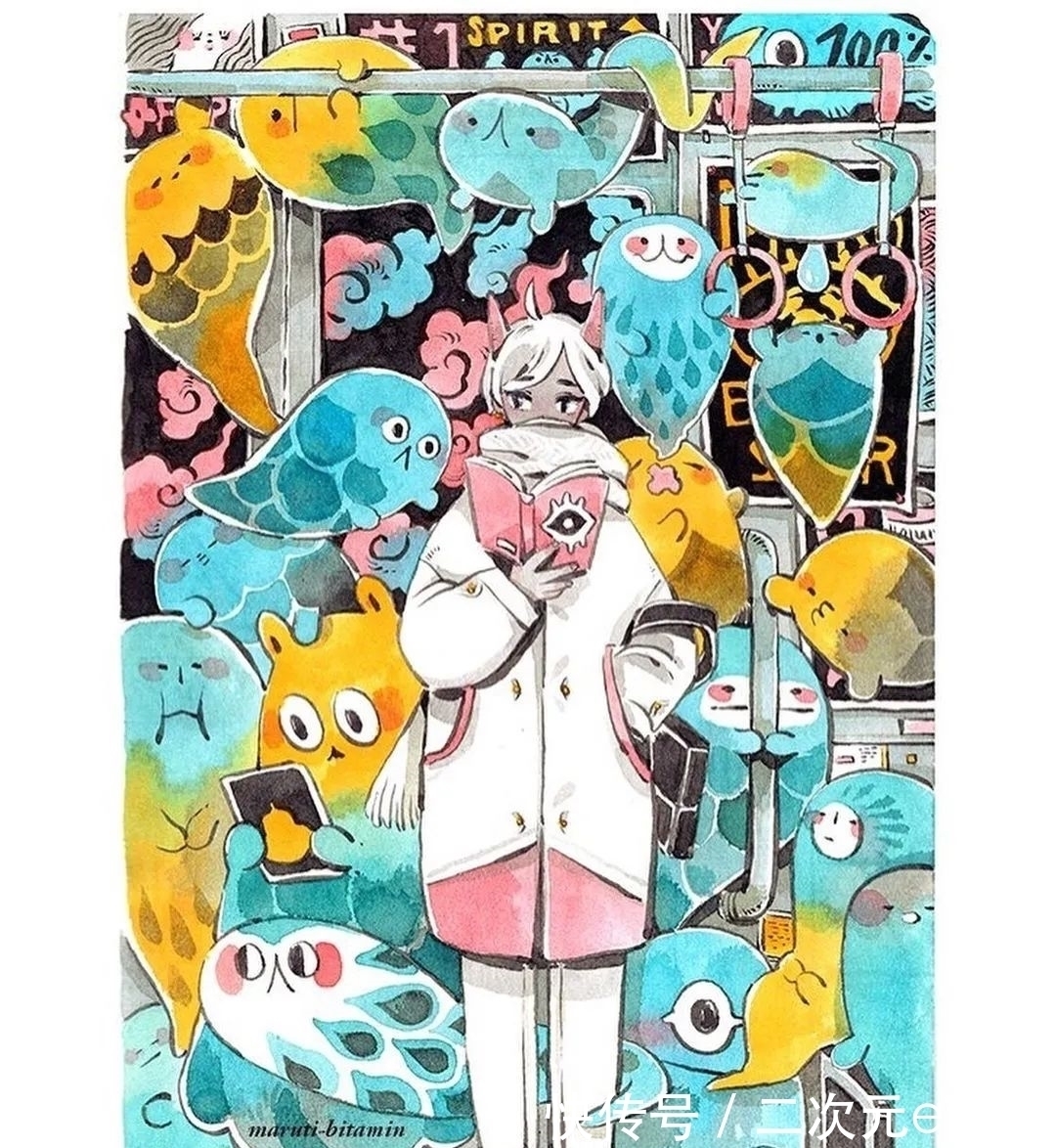 bitamin!每日插画 8年,从画渣到大神,不努力你永远不知道自己有多优秀