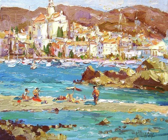 俄罗斯@浓郁的色彩,俄罗斯画家安德烈·米沙金的风景油画(一)