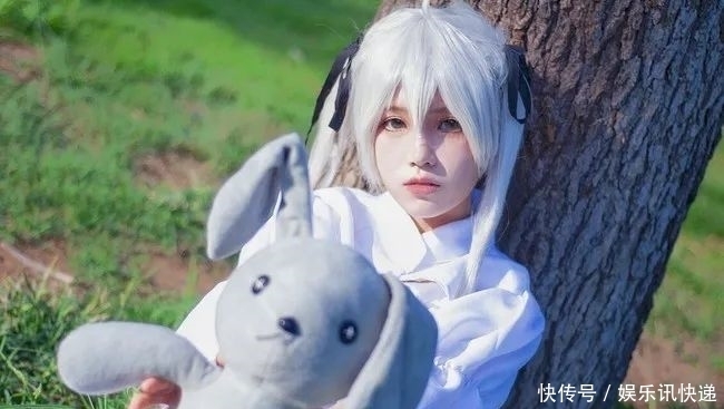 穹妹|cos：缘之空穹妹白裙cos正片