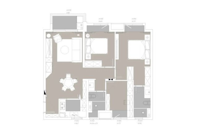 bedroom|118㎡现代风极致收纳,告别鸡肋空间,满屏高级感!