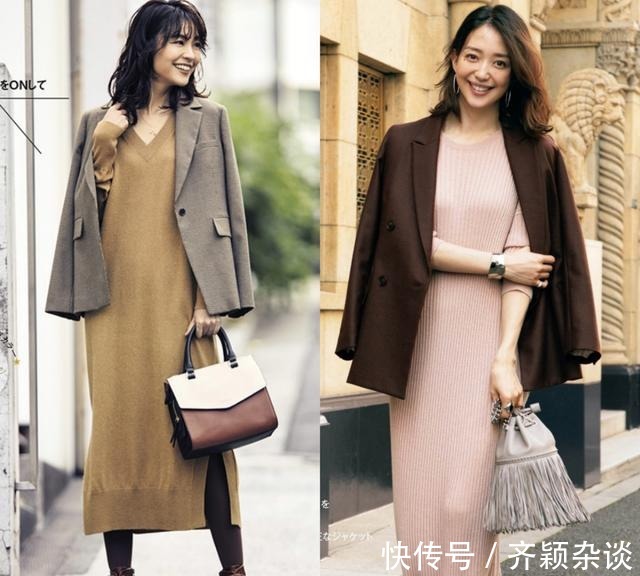 穿搭|秋天“连衣裙”正流行,奔四奔五的女人,用这3种套路更高级