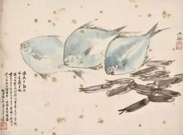 华新罗&张大壮：人淡如菊，以“没骨法”画虾，自创一格