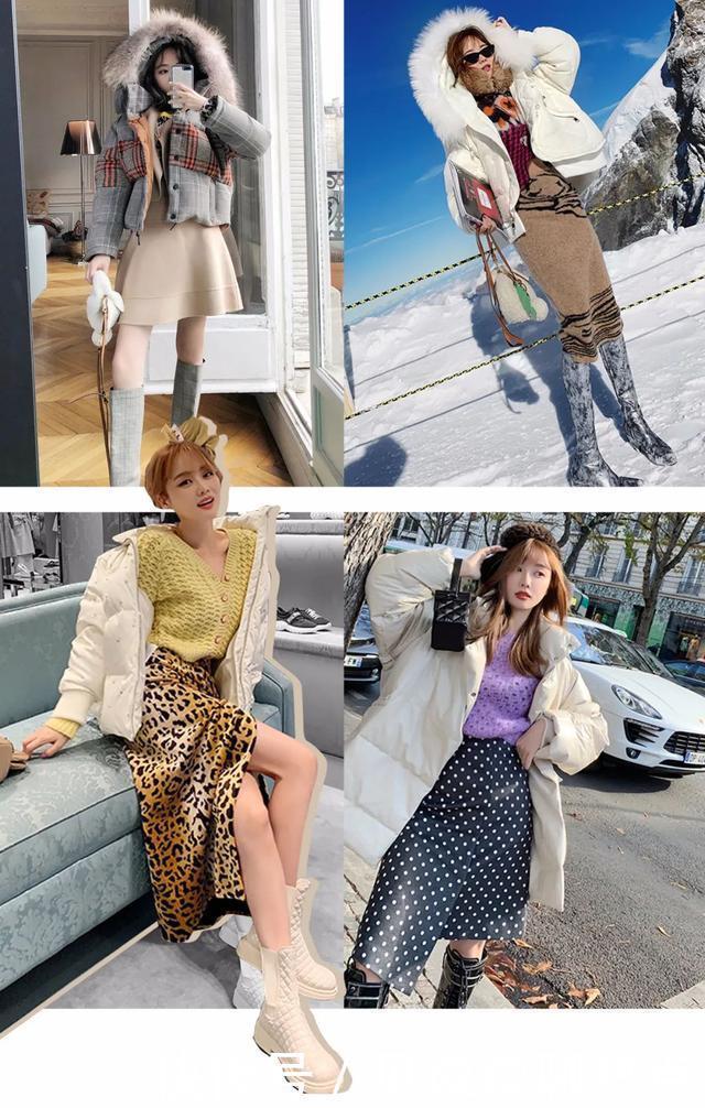 搭配|“羽绒服+裙子”才是冬天正确的打开方式!