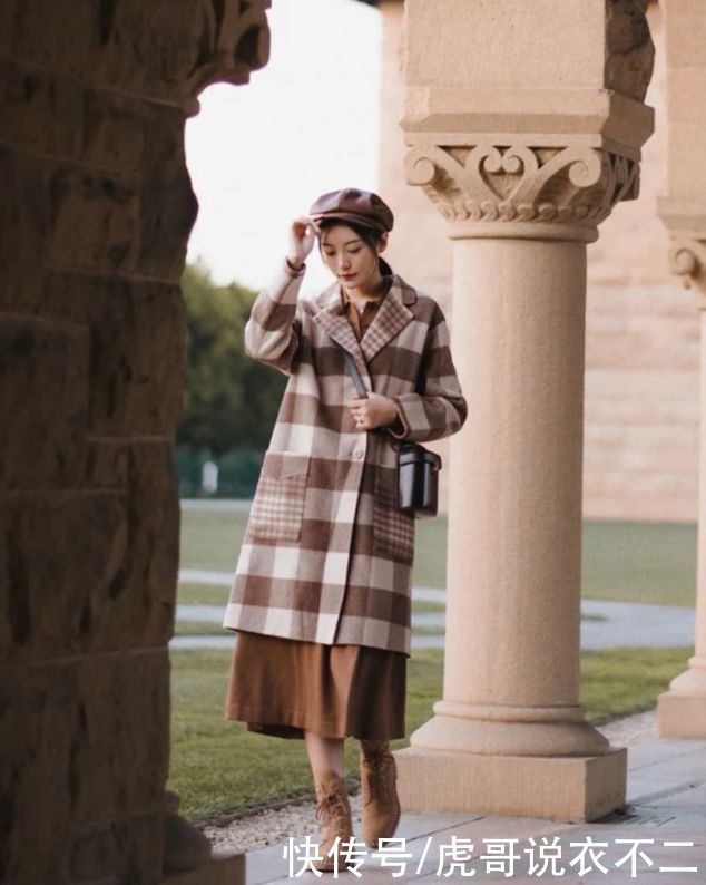 永不过时的格子大衣，比羽绒服优雅，比摇粒绒高级，赶紧get吧