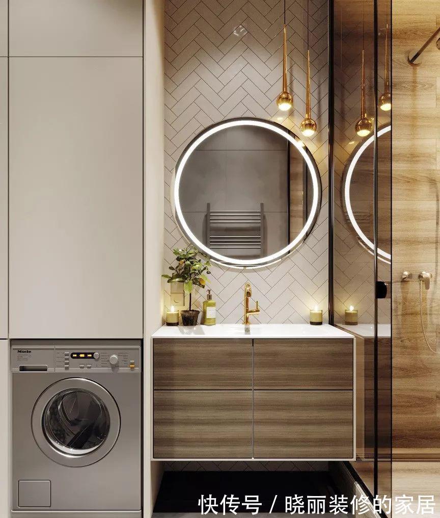 卫生间|5㎡的卫生间怎么放洗衣机?看完就知道了!