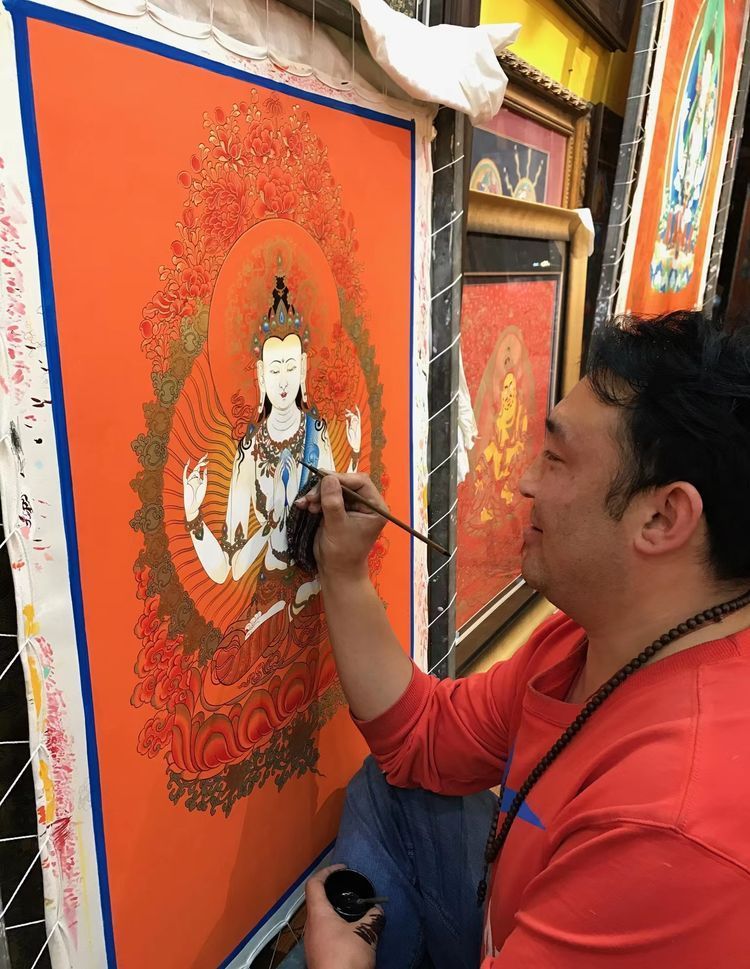 唐卡&笔尖上的中国——当代艺术家唐卡传承人维玛扎西