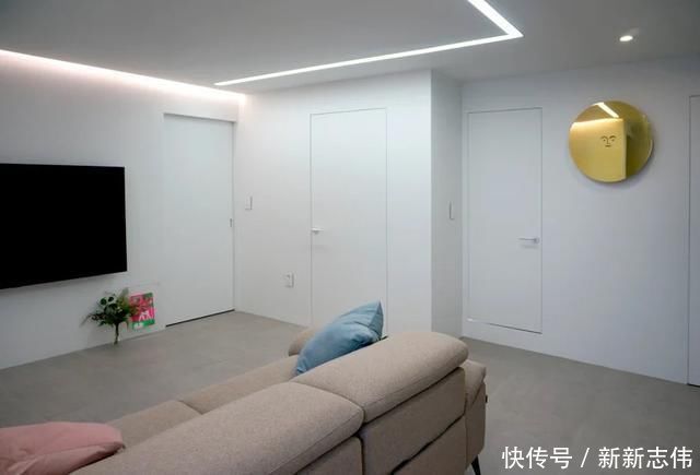 打通|小夫妻爆改66㎡老龄房,不大不高级,但打通2间房后像换套豪宅