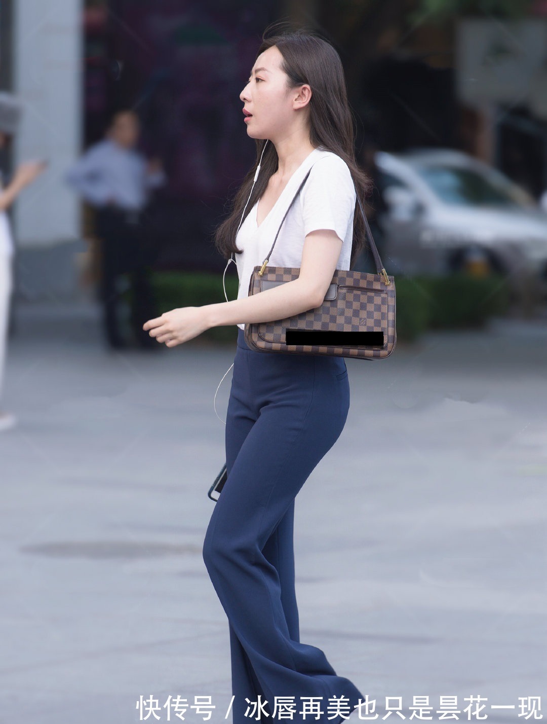 大长腿|路人街拍你和大长腿的距离，就差这条阔腿裤了