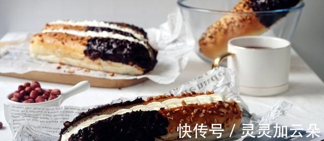 奶油奶酪|一次发酵的面包我这样做,比外面买的还好看,三重味道吃不腻!